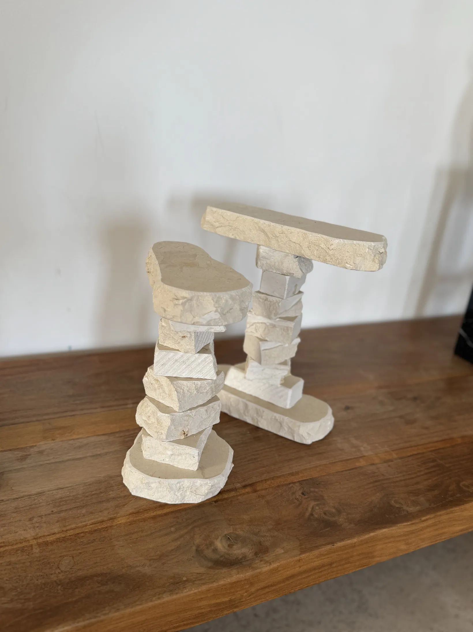 Marble candle holder