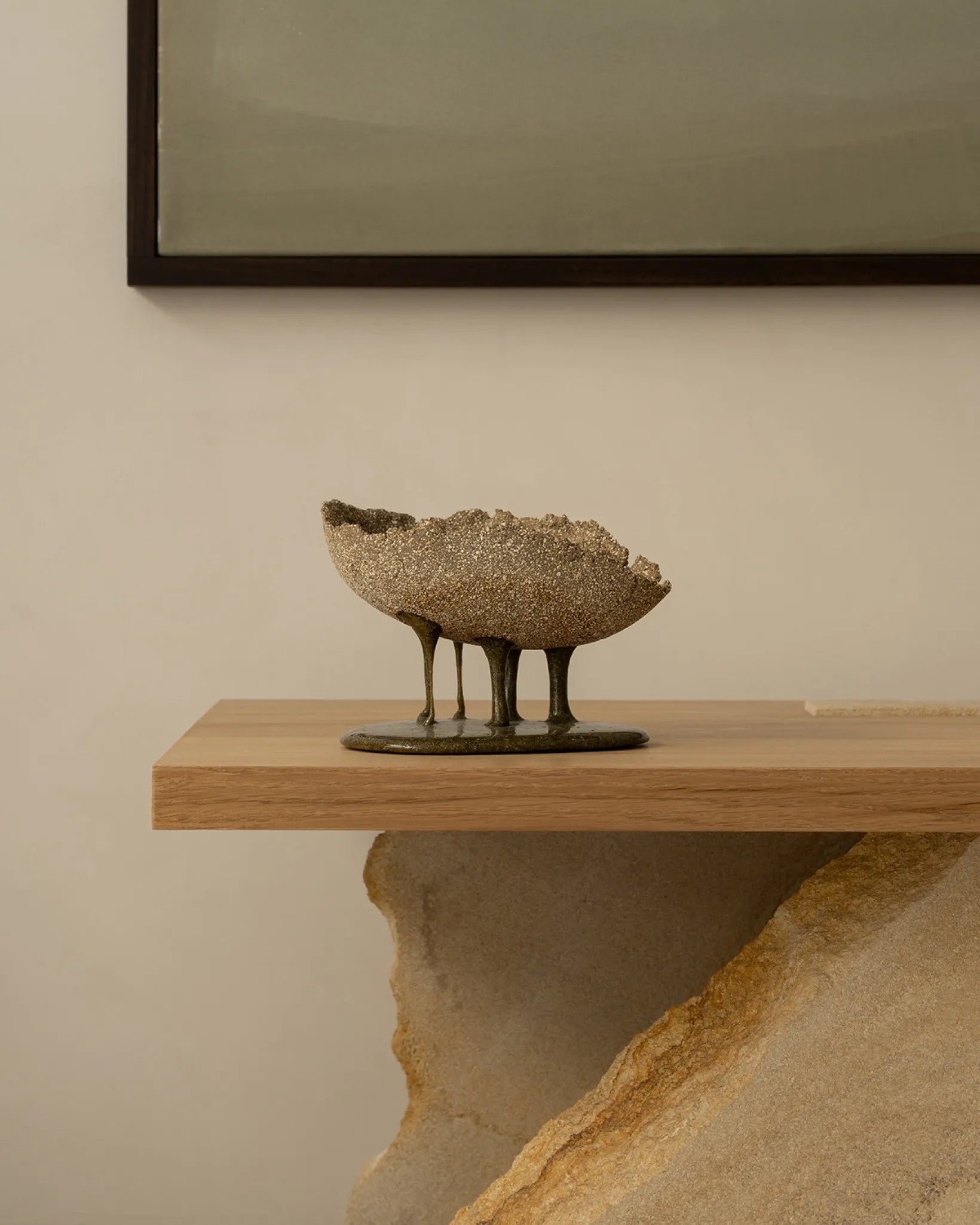 Melted Green Granite